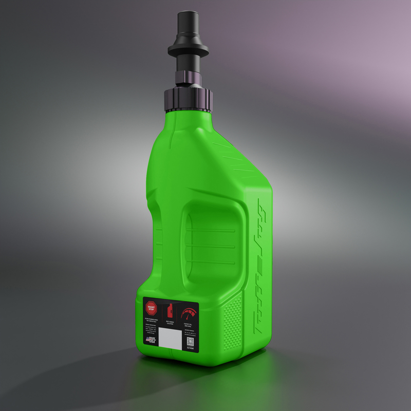 Tuff Jug Quick Tank 10 Liter – Weiß, Kraftstoffkanister Mit Automatischem Stopp Und Seitengriff
