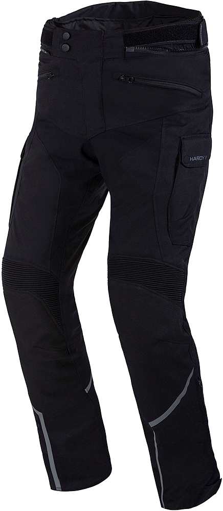 Rebelhorn Pantaloni Tessile Moto Hardy II | 3 Strati, Impermeabili, Protettori Ginocchia Regolabili | Turismo